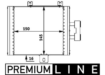 Motor Yağ Soğutucu  MAHLE CLC 47 000P  A215500000 2155000000 A2155000000 A 215 500 00 00