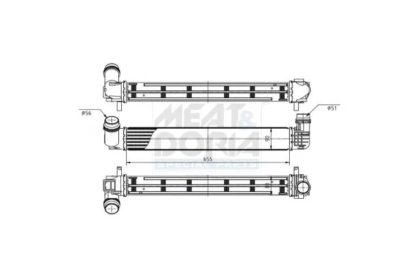 Turbo Radyatörü  MAHER 14778