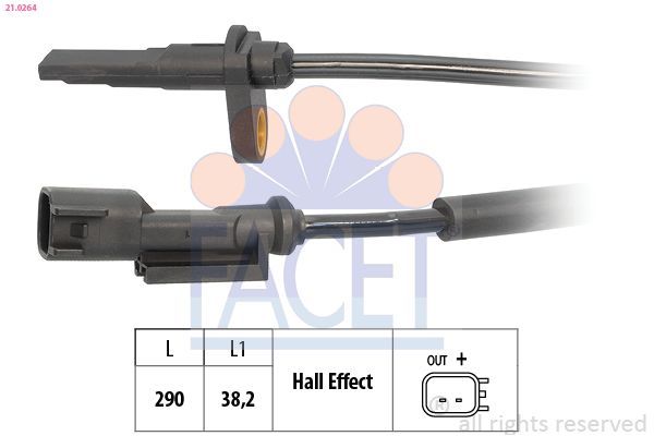 Abs Sensörü Ön Sağ veya Sol Ford Transit Otobüs (TTG)(2013->2019)  HELLA 6PU 358 218-161