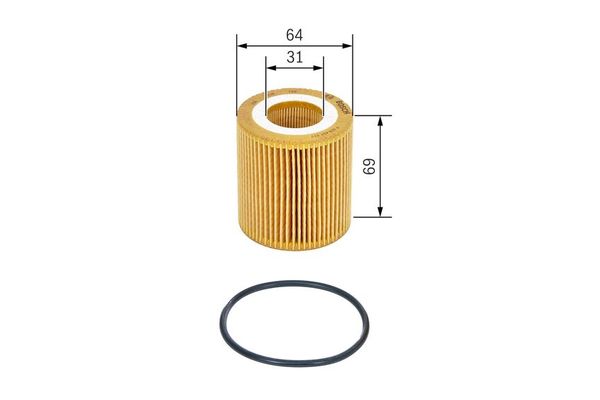 Yağ Filtresi  Volkswagen Amarok (T1B)(02.2023->)  BOSCH F 026 407 177