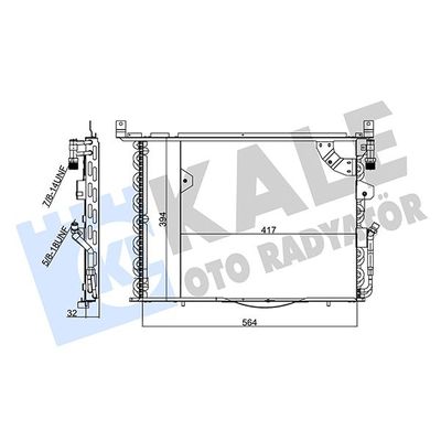 Klima Radyatörü  KALE 354070