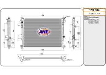 Su Radyatörü  RADISEN RR 63181  302000021AA 302001152AA 3330100132