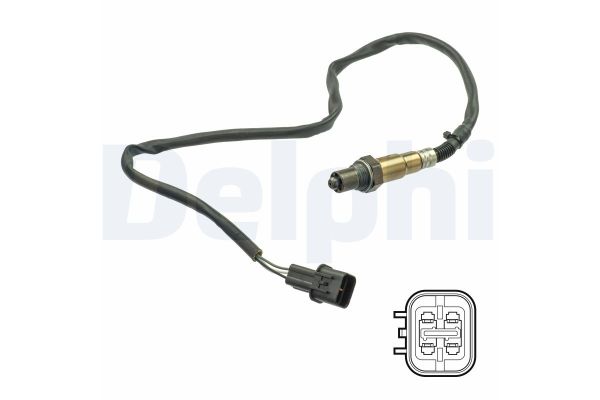 Oksijen (Lambda) Sensörü  Kia Cerato Coupe (TD)(2011->)  DELPHI ES21157-12B1