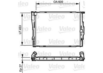Su Radyatörü  VALEO 735166  