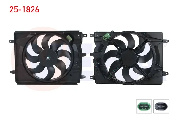 Radyatör Fan ve Motoru  VEKA 25-1826