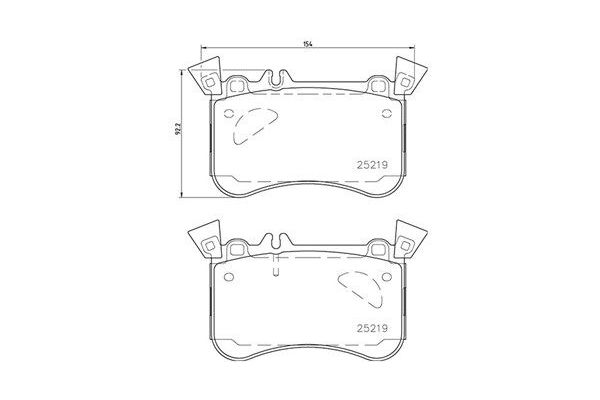 Fren Disk Balata Ön Mercedes A -Serisi (BM 176)(06.2012->)  MAGNETI MARELLI 363700450121