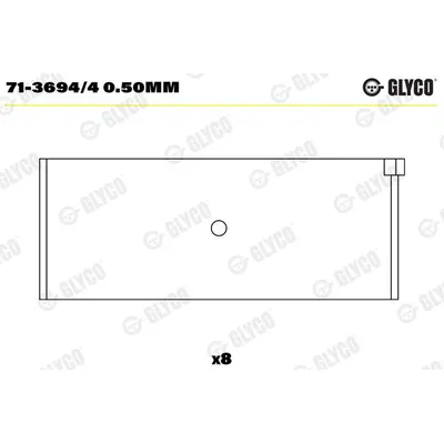 Kol Yatak (0.25)  KOLBENSCHMIDT 87200610