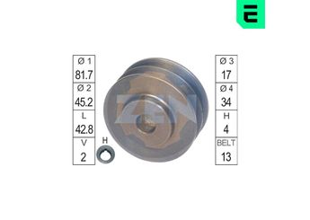 Alternatör Kasnağı  ERA ZN5359  ZN5359