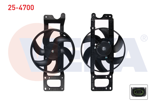 Radyatör Fan ve Motoru  VEKA 25-4700