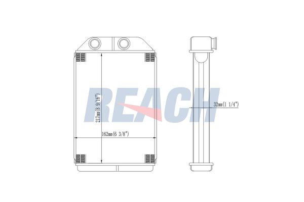 Kalorifer Radyatörü  Audi A6 Sedan (4B2)(04.1997->)  VEKA 41-1301B