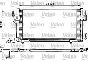 Klima Radyatörü  VALEO 816984  6455V8 6455-V8