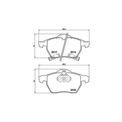 Fren Disk Balata Ön BRAXIS AF1128