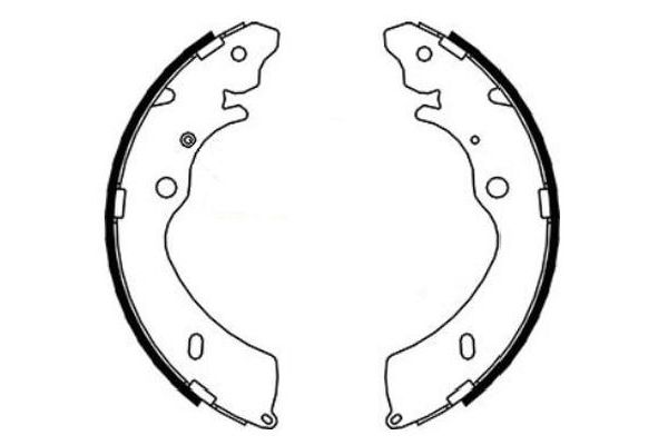 Fren Pabuçlu Balata Arka MGA 54317