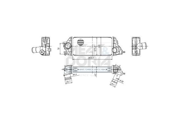 Turbo Radyatörü  MINI Mini (R50,R53)(2001->)  MAHLE CI 74 000P