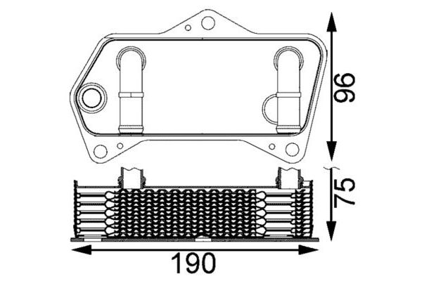 Şanzıman Yağ Soğutucu  MAHLE CLC 202 000S
