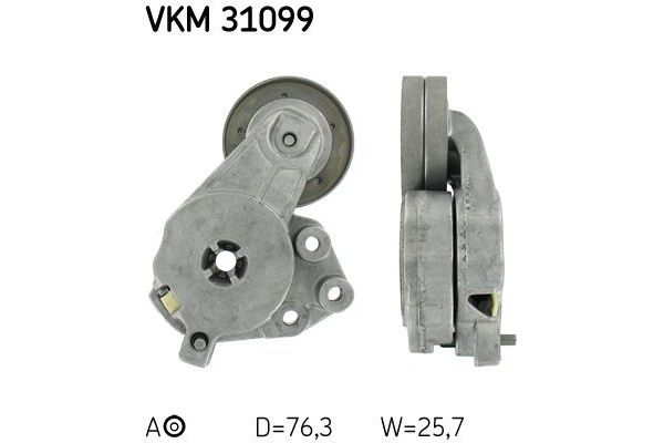Vantilatör Kayış Gergi Rulmanı  Audi A1 (8X1)(08.2010->)  SKF VKM 31099