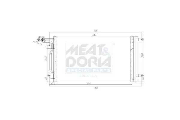 Klima Radyatörü  ORİS CVW608016