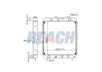 Su Radyatörü  KALE 0401012PA  1300C1 1300.C1