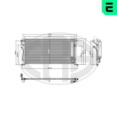 Klima Radyatörü  ERA 667330