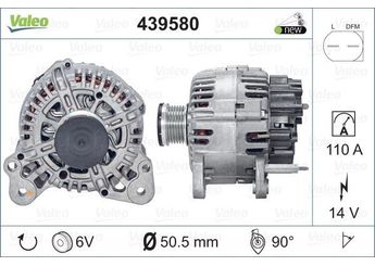 Alternatör  VALEO 439580  3C903023G 3C903023GX 03C903023G 03C903023GX