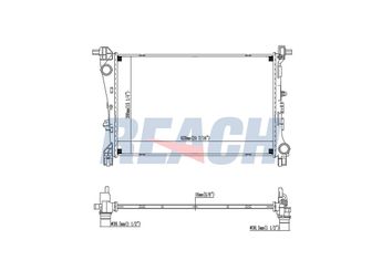 Su Radyatörü  BSG 85-520-008  51887947 1640003090 16400-03090 1640074840 16400-74840 1640074780 1640074820 164007A100