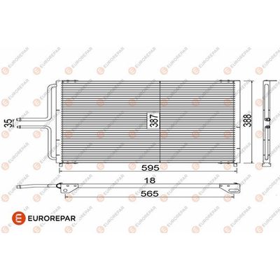 Klima Radyatörü  Renault Espace /Grand Espace (JE0)(12.1996->)  EUROREPAR 1609638080