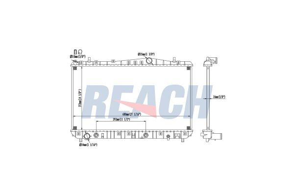 Su Radyatörü  Chevrolet Rezzo (2005->)  VEKA 16-3341B