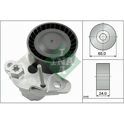 Vantilatör Kayış Gergi Rulmanı  Audi A1 Citycarver (GBH)(08.2019->)  INA 534 0480 10