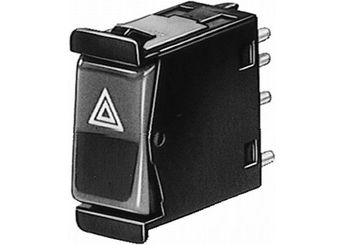 Dörtlü Flaşör Düğmesi  HELLA 6HH 003 631-021  A0008209010 137499 137 499 438166264 4381 66264 8209010 000 820 90 10 A 000 820 90 10