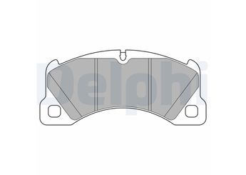 Fren Disk Balata Ön DELPHI LP3629   95835193920 95835193921 95B698151AC 971698151D 971698151E 9Y0698151Q 95835193910 95B698151AR 97035194905 97035194906 9Y0698151AB 9Y0698151AS