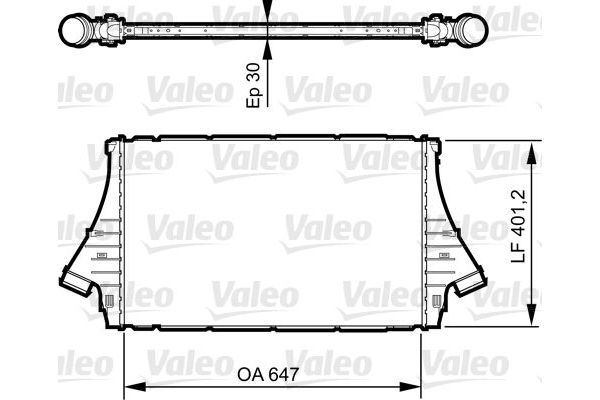 Turbo Radyatörü  VALEO 818840