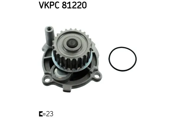 Devirdaim Su Pompası  Volkswagen Golf Plus V (5M1)(01.2005->2009)  SKF VKPC 81220