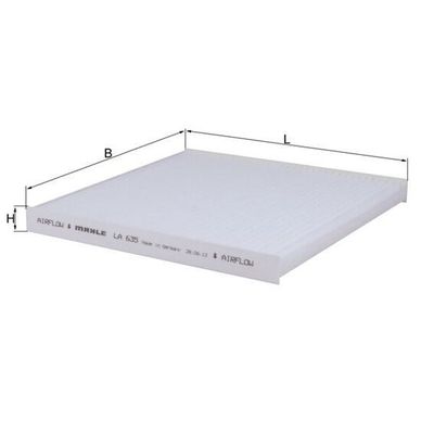 Polen Filtresi  Nissan Note (E12)(2013->)  MAHLE LA 635