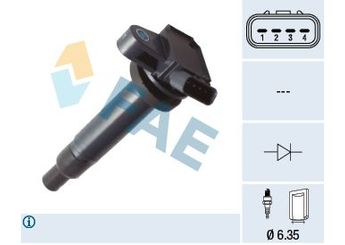 Ateşleme Bobini  MGA 30220  9091902259 9008019027 9091902230 9091902249 12868 IIS336 133878 2503878 90080-19027 90919-02230 90919-02249 90919-02259