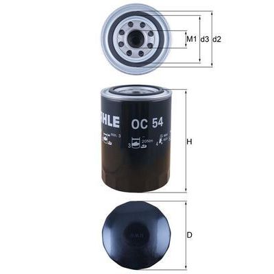 Yağ Filtresi  Porsche 911 (Typ 911 / 930)(1983->)  MANDO MMF045344