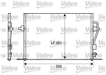Klima Radyatörü  VALEO 817232  XS7H19710BA 97BW19710 1022553 1055189 1060440 1077152 1078378 1091719 4144369 97BW19710AE 97BW19710AF 97BW19710BA XW2H19710AA XW2H-19710-AA