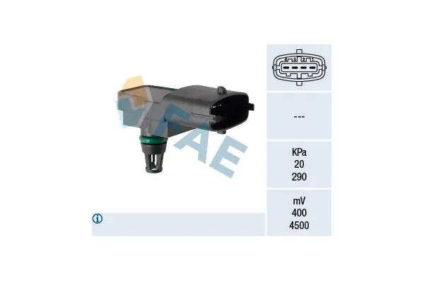MAP Sensörü  Volvo V40 Cross Country (11.2012->)  ZEGEN ZMPS1117