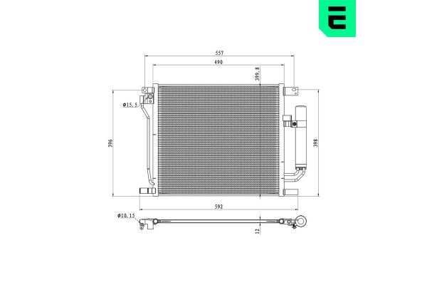 Klima Radyatörü  Nissan Pulsar (C13M)(2014->)  ERA 667360