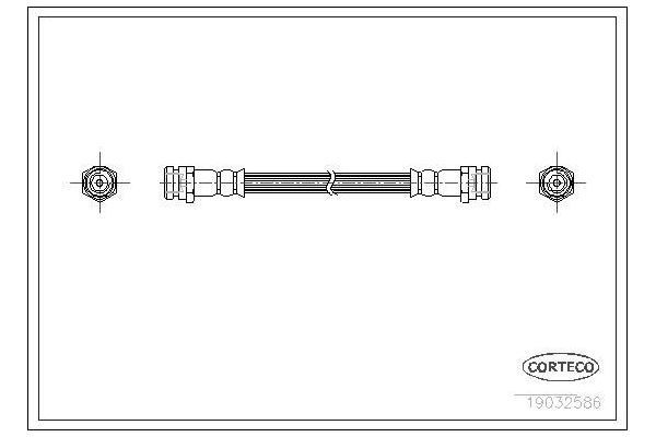 Fren Hortumu Arka Sağ veya Sol SVAC 71-0130