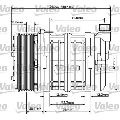 Klima Kompresörü  VALEO 815815