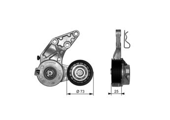 Triger Gergi Rulmanı  GATES T39067  22145299F 022145299F