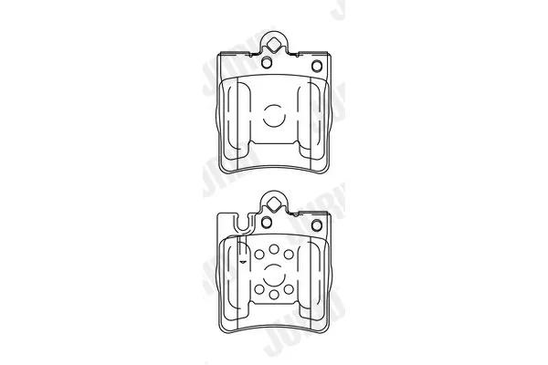 Fren Disk Balata Arka Mercedes C -Serisi Sedan (BM 203)(02.2000->)  JURID 571988J