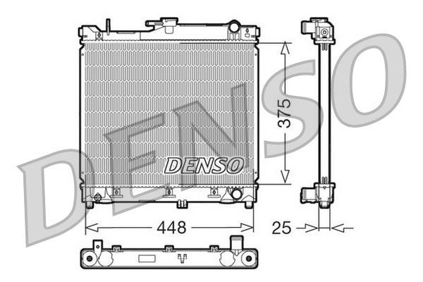 Su Radyatörü  DENSO DRM47014