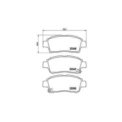 Fren Disk Balata Ön Toyota Yaris (NCP1/NLP1/SCP1)(1999->)  MAGNETI MARELLI 363700483050