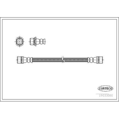 Fren Hortumu Ön Sağ veya Sol CAVO C900 143A