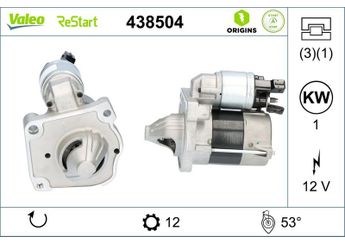 Marş Dinamosu  VALEO 438504  9812715480 3648977