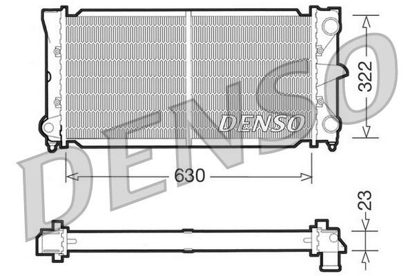Su Radyatörü  DENSO DRM32025