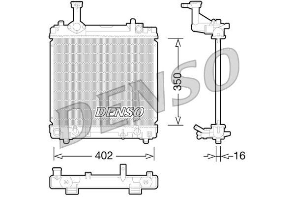 Su Radyatörü  DENSO DRM47027