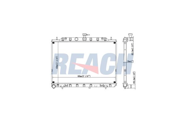 Su Radyatörü  RADISEN RR 67366-26MM