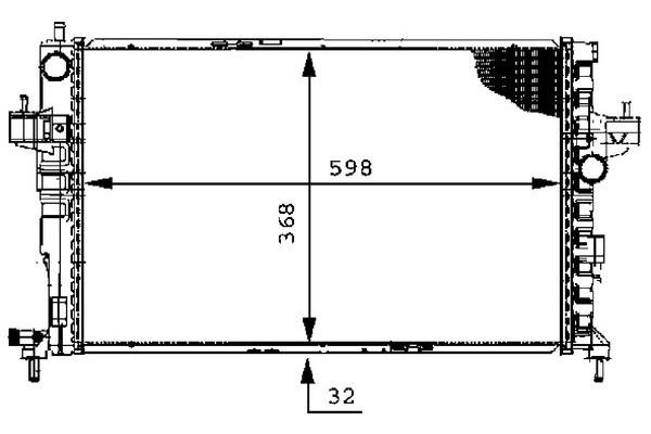 Su Radyatörü  MAHLE CR 391 000S